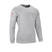 DRIFIRE FR Helix Long Sleeve T-Shirt in Gray